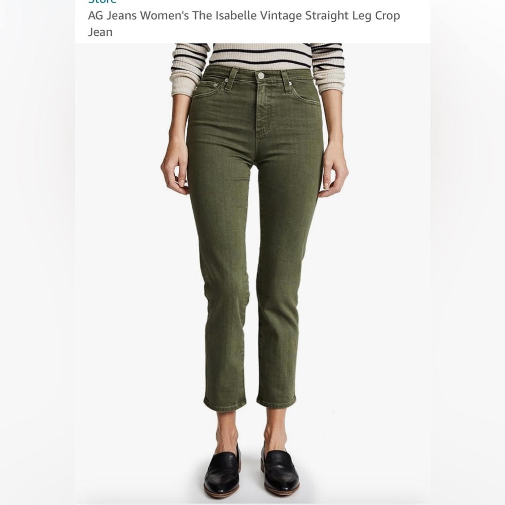 AG the Isabelle high rise straight leg size 24